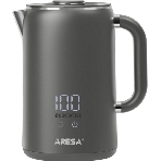 Электрочайник Aresa AR-3481 серый, 1.6 л, 1700 Вт, скрытый нагревательный элемент, поддержание температуры, фото9