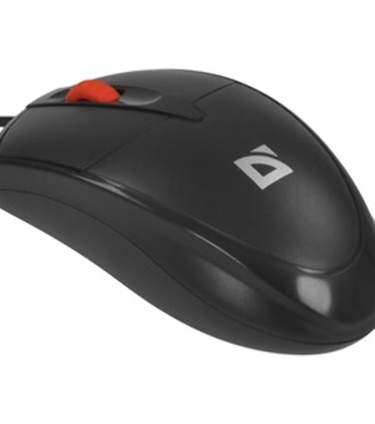 Мышь проводная Defender Icon MB-057 черный, 1000 dpi, USB, кнопки - 3