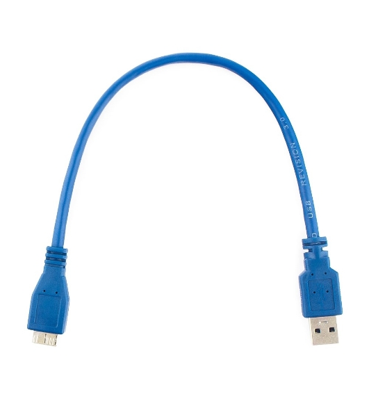 Кабель Gembird/Cablexpert USB 3.0 Pro, AM/microBM 9P, 30 см, экран, синий, пакет