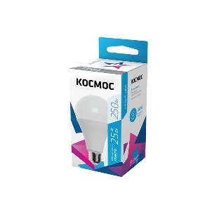 Лампа светодиодная Космос LED BASIC A65 25Вт 220В E27 4500К К