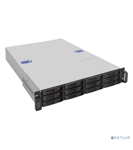 Серверный корпус ExeGate Pro 2U660-HS12 (RM 19', высота 2U, глубина 660, БП 2U-500ADS, 12xHotSwap)