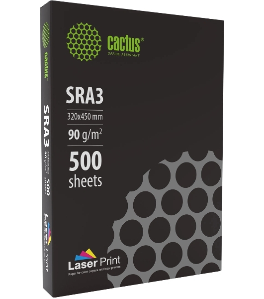 Бумага Cactus CS-LPSRA390500 SRA3/90г/м2/500л./белый для лазерной печати