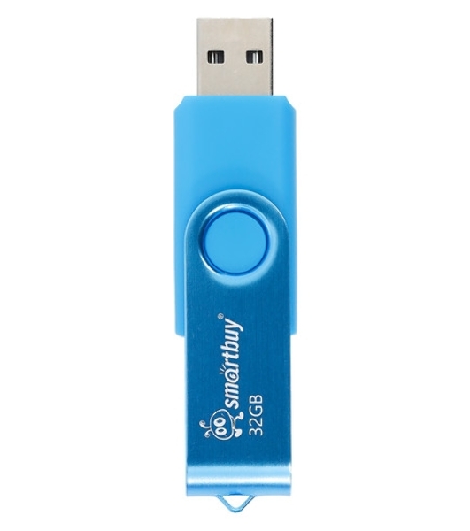 Флешка USB R/W 2.0 SmartBuy 32 Gb, Twist черный