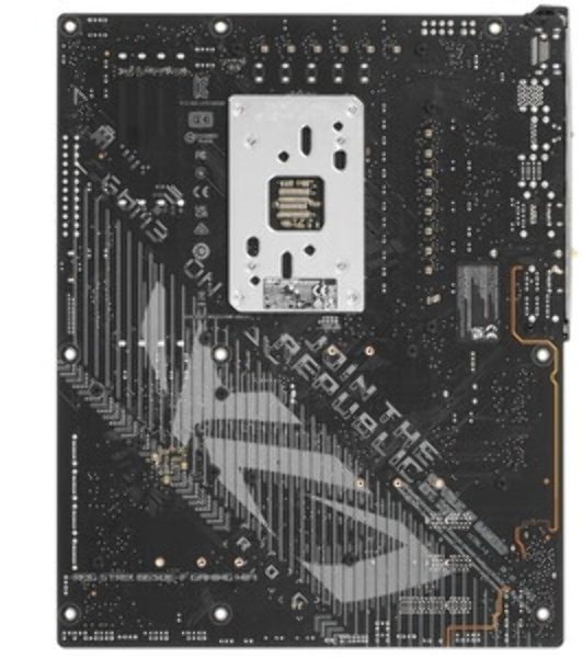 Материнская плата ASUS ROG STRIX B650E-F GAMING WIFI, AM5, AMD B650, 4xDDR5, 4xSATA, 3xM.2, 1xPCI-E 5.0 x16, 1xPCI-E 4.0 x4, 2xPCI-E x1, 1xHDMI, 1xDP, 1x 2.5Gb LAN, 4xUSB-A 2.0, 4xUSB-A 3.2 Gen 1, 2xUSB-A 3.2 Gen 2, 1xUSB-C 3.2 Gen 2, 1xUSB-C 3.2 Gen 2x2, 5x3.5 мм, 7.1, ATX