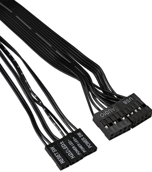 Компьютерный корпус Minitower ExeGate BAA-105-01-UNS350 (mATX, БП UNS350 с вент. 12см, 2*USB, аудио, черный)