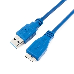 Кабель Gembird/Cablexpert USB 3.0 Pro, AM/microBM 9P, 30 см, экран, синий, пакет, фото5
