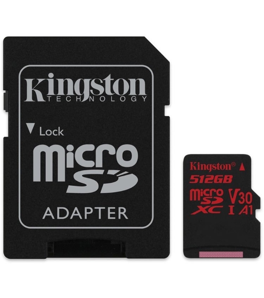Флеш карта 512Gb uSD React 100/80 V30 A1