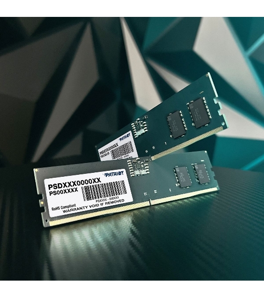 Оперативная память Patriot Signature, DDR5, 32GB (2x16 GB), 4800 MHz, CL40, DIMM