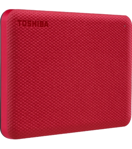 Внешний HDD 2.5' Toshiba Canvio Advance, 4TB, USB 3.2 Gen 1 Type-A, 5400 rpm, красный