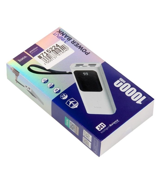 Портативный аккумулятор HOCO J41 Treasure mobile (10000mAh), белый