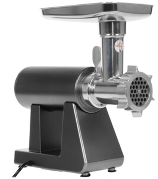Мясорубка электрическая BBK MG3002 серый, 2500 Вт, 2.5 кг/мин, реверс, защита от перегрузки, металлический лоток, насадки - 7