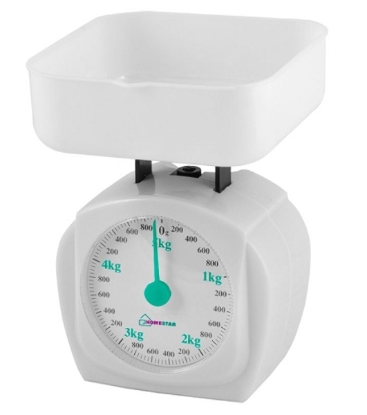 Весы кухонные механические HOMESTAR HS-3005М,белый