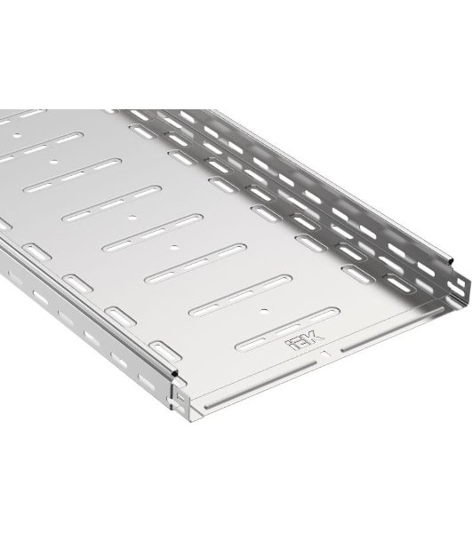 Лоток листовой перфорированный 400х50 L3000 сталь 1мм IEK CLP10-050-400-3