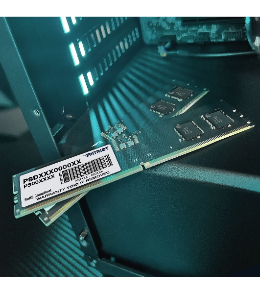 Оперативная память Patriot Signature, DDR5, 32GB (2x16 GB), 4800 MHz, CL40, DIMM