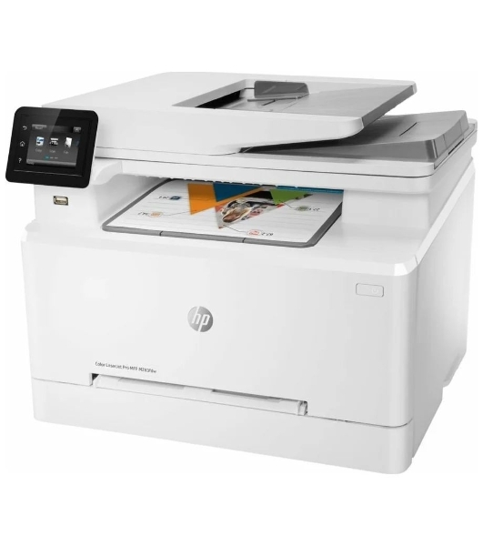 МФУ лазерное HP Color LaserJet Pro M283fdw (7KW75A), A4, цветной, печ. до 21 стр/мин., скан. до 26 стр/мин. (ч/б) 22 стр/мин. (цвет), 600 x 600 dpi (печать) 300x300dpi (скан), USB, RJ-45, Wi-Fi, Air Print, Mopria