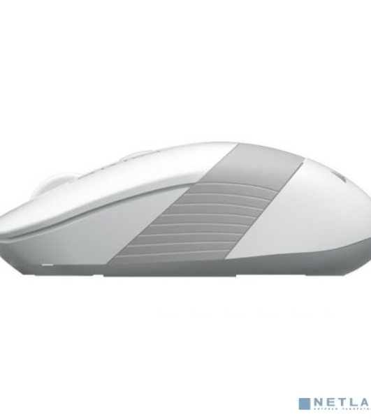 Мышь беспроводная A4Tech Fstyler FG10 белый/серый, 2000 dpi, радиоканал, USB, кнопки - 4