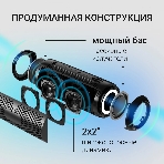 Колонка портативная Digma D-PS1524 черный 20W 2.0 BT 10м 2000mAh, фото10
