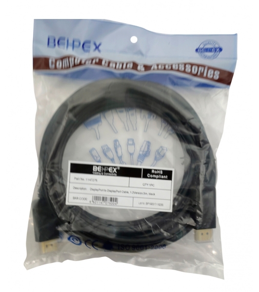Кабель 1.2v DisplayPort (m) DisplayPort (m) 5м