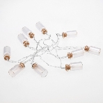 Гирлянда светодиодная Neon-night 'Баночки' 1.5 м, 10 LED, прозрачный ПВХ, цвет свечения теплый белый, 2 х АА (батарейки не в комплекте), фото4