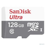 Флеш карта microSDXC 128GB SanDisk Ultra Class 10, UHS-I, R 100 МБ/с, SDSQUNR-128G-GN3MN адаптер на SD, фото4