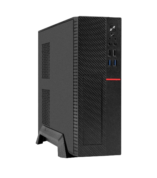 Компьютерный корпус Desktop ExeGate MI-307U2-M350 (mini-ITX/mATX, БП M350 с вент. 8см, 2*USB+2*USB 3.0, HD аудио, черный)