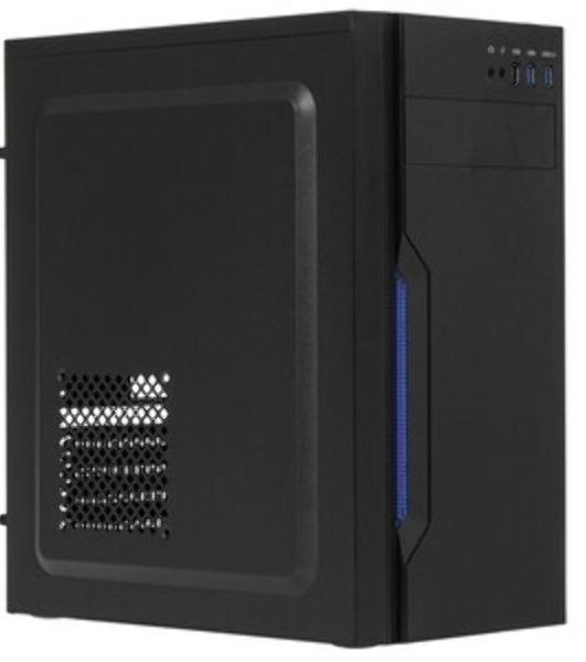 Компьютерный корпус Miditower ExeGate XP-333U Black, ATX, (XP350, Black,120мм), 1*USB/2*USB 3.0, Audio