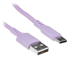 Кабель Defender F207, USB 2.0 (AM) - Type C, 1метр, 2.4А, силиконовая оплетка, красный., фото4