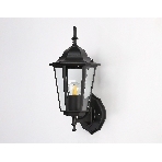 Уличный настенный светильник Ambrella light ST2010 BK/CL черный/прозрачный IP54 E27 max 40W 360*150*210, фото 1