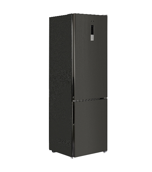 Холодильник Maunfeld MFF200NFSB10 Inverter черный двухкамерный 257/94л морозилка снизу, No Frost