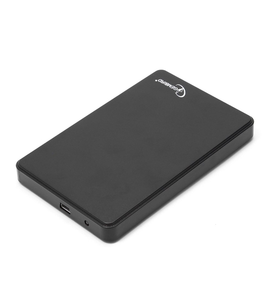 Внешний корпус для HDD Gembird EE2-U2S-40P 2.5'EE2-U2S-40P, черный, USB 2.0, SATA, пластик