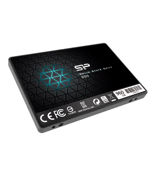 Накопитель SSD SiliconPower Slim S55, 960Gb, SATA, 2.5', R/W 540/480