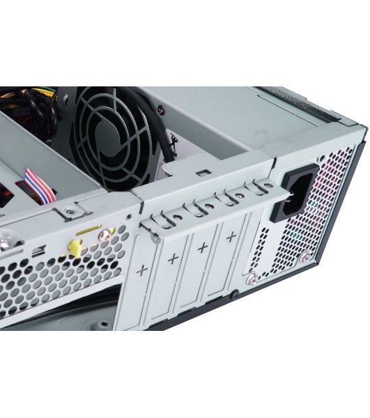 Компьютерный корпус Inwin CK709BL PM-300TFX черный 300W miniITX 1x80мм 2xUSB 2.0 2xUSB 3.0 audio bott PSU
