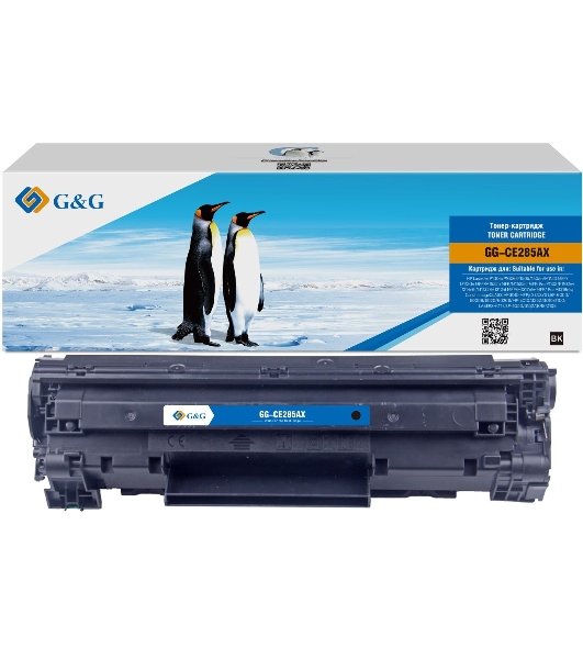 Картридж лазерный G&G GG-CE285AX черный (3000 стр.) для HP LJ P1005/P1006/P1505/1505n/M1120;MFP/M1120n;MFP/M1522n