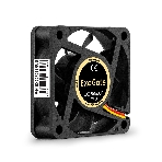 Вентилятор для корпуса ExeGate EX06015B3P черный, 60 мм, 3500 об/мин, 24 дБ, 3 pin, фото 1