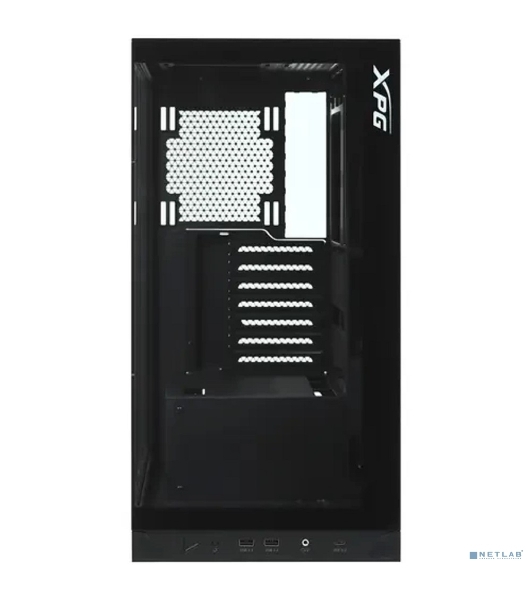 Компьютерный корпус XPG INVADER X черный (INVADERXMTWOF-BKCWW) Mid-Tower, Micro-ATX, Mini-ITX, Standard-ATX, USB 3.2 Gen2 Type-A, USB 3.2 Gen2 Type-C
