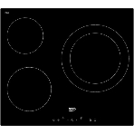 Встраиваемая электрическая варочная поверхность Beko HIC 63401 T, Черный, фото3