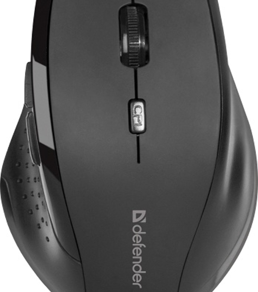Мышь беспроводная Defender Accura MM-365 черный, 1600 dpi, радиоканал, USB, кнопки - 6