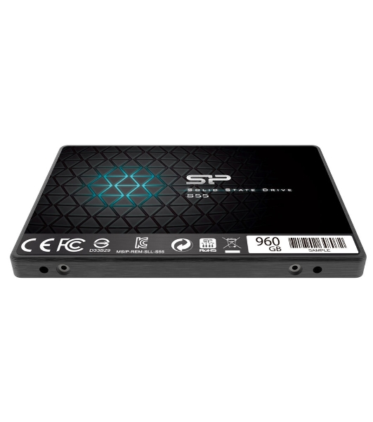 Накопитель SSD SiliconPower Slim S55, 960Gb, SATA, 2.5', R/W 540/480