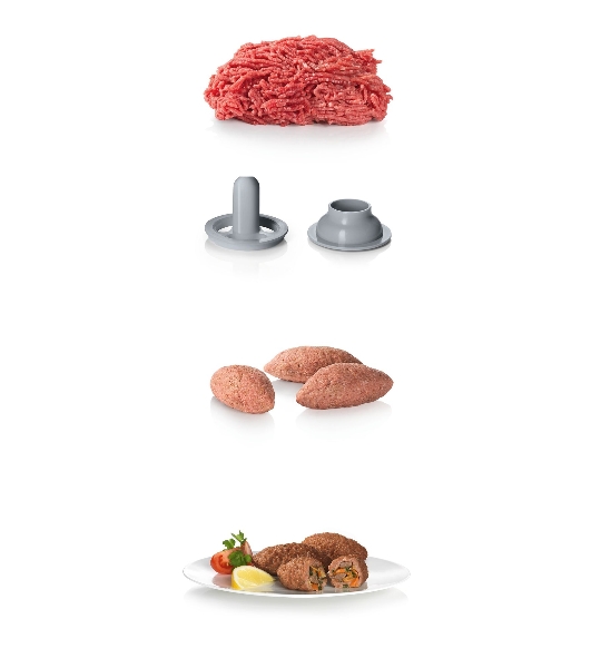 Мясорубка электрическая Bosch MFW 66020 белый/серый, 1800 Вт, 3.0 кг/мин, реверс, защита от перегрузки, насадки - 5