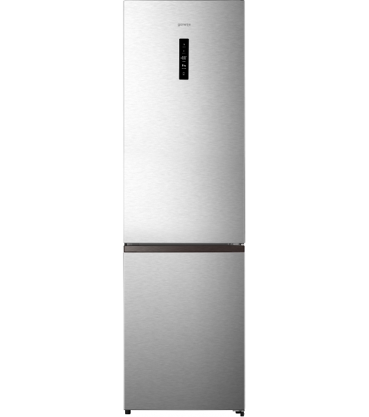 Холодильник Gorenje NRK620FAXL4 серый двухкамерный 238/86л морозилка снизу, No Frost