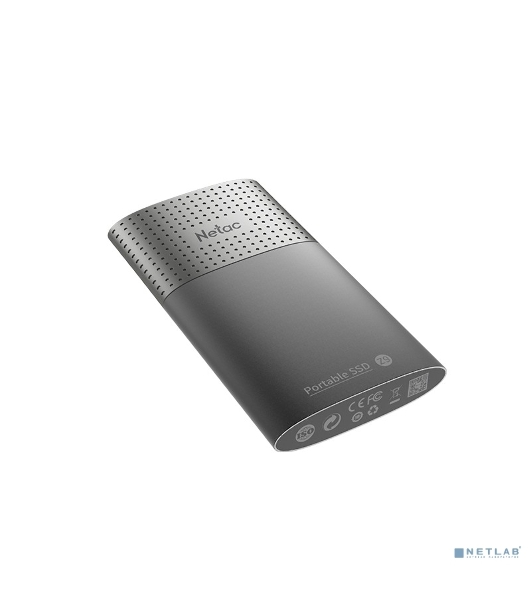 Внешний SSD Netac Z9, 500 Gb, USB 3.2 Gen 2 Type-C, R/W 550/480, черный