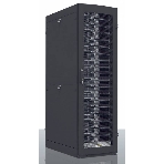 Шкаф серверный ПРОФ напольный 48U (600x1200) дверь перфор. 2 шт., черный, в сборе, фото7
