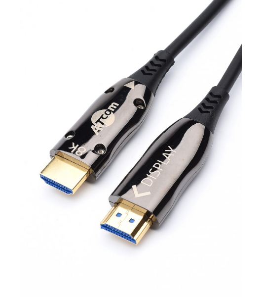 Кабель HDMI 20 м (HIGH speed, Metal gold, Optical) 8K VER 2.1 Кабель HDMI 20 м (HIGH speed, Metal gold, Optical) 8K VER 2.1