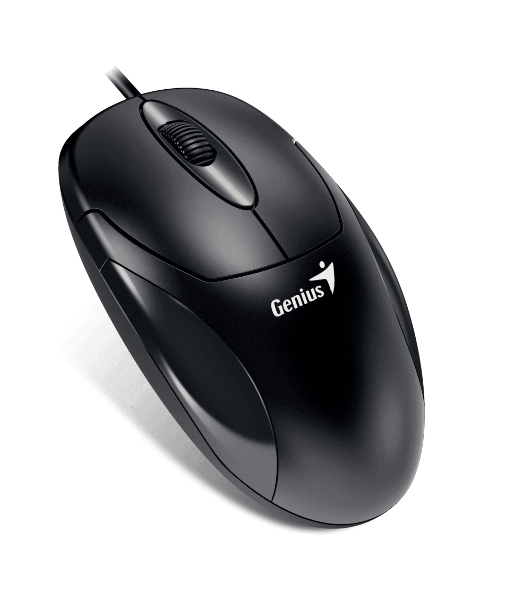 Мышь проводная Genius XScroll V3 черный, 1000 dpi, USB, кнопки - 3