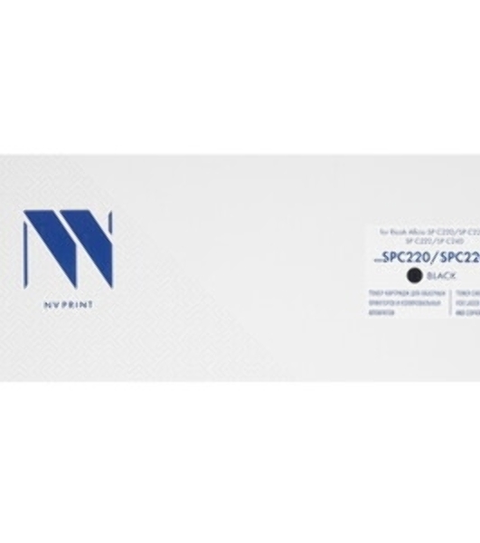 Картридж NVPrint совместимый NV-SPC220/SPC220E черный для Ricoh Aficio SP C220/SP C221/SP C222/SP C240 (406052) (2300k)