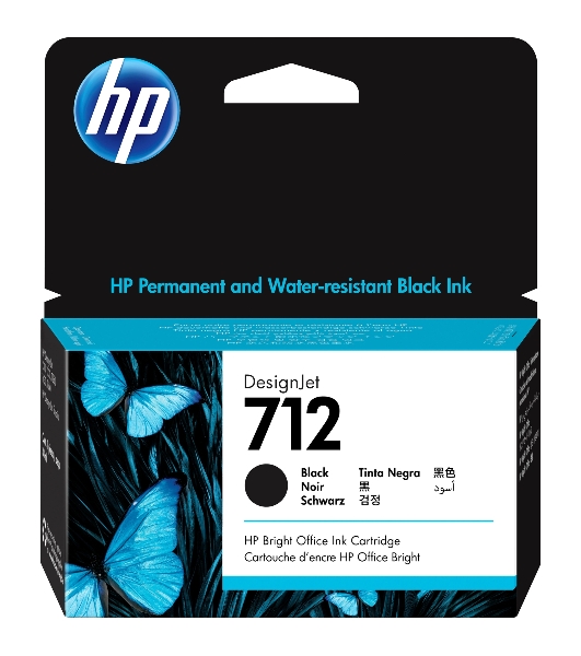 Картридж струйный HP 712 3ED70A черный (38мл) для HP DJ Т230/630