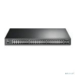 Коммутатор 48-port Gigabit PoE+ L2+ switch, 48 802.3af/at PoE+ ports, 4 Gb SFP slots, 1 RJ-45 + 1Micro-USB console ports, 348W PoE budget, фото16