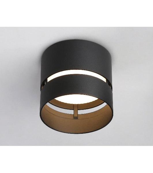 Светильник Ambrella light TN71052 BK черный GX53 max 12W D85*75
