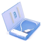 Контейнер для HDD AgeStar Внешний корпус 2.5' SATA HDD/SSD AgeStar SUBCP1 (BLUE) USB 2.0, пластик, синий, безвинтовая конструкция (10612), фото2