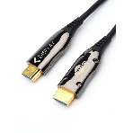 Кабель HDMI 20 м (HIGH speed, Metal gold, Optical) 8K VER 2.1 Кабель HDMI 20 м (HIGH speed, Metal gold, Optical) 8K VER 2.1, фото6